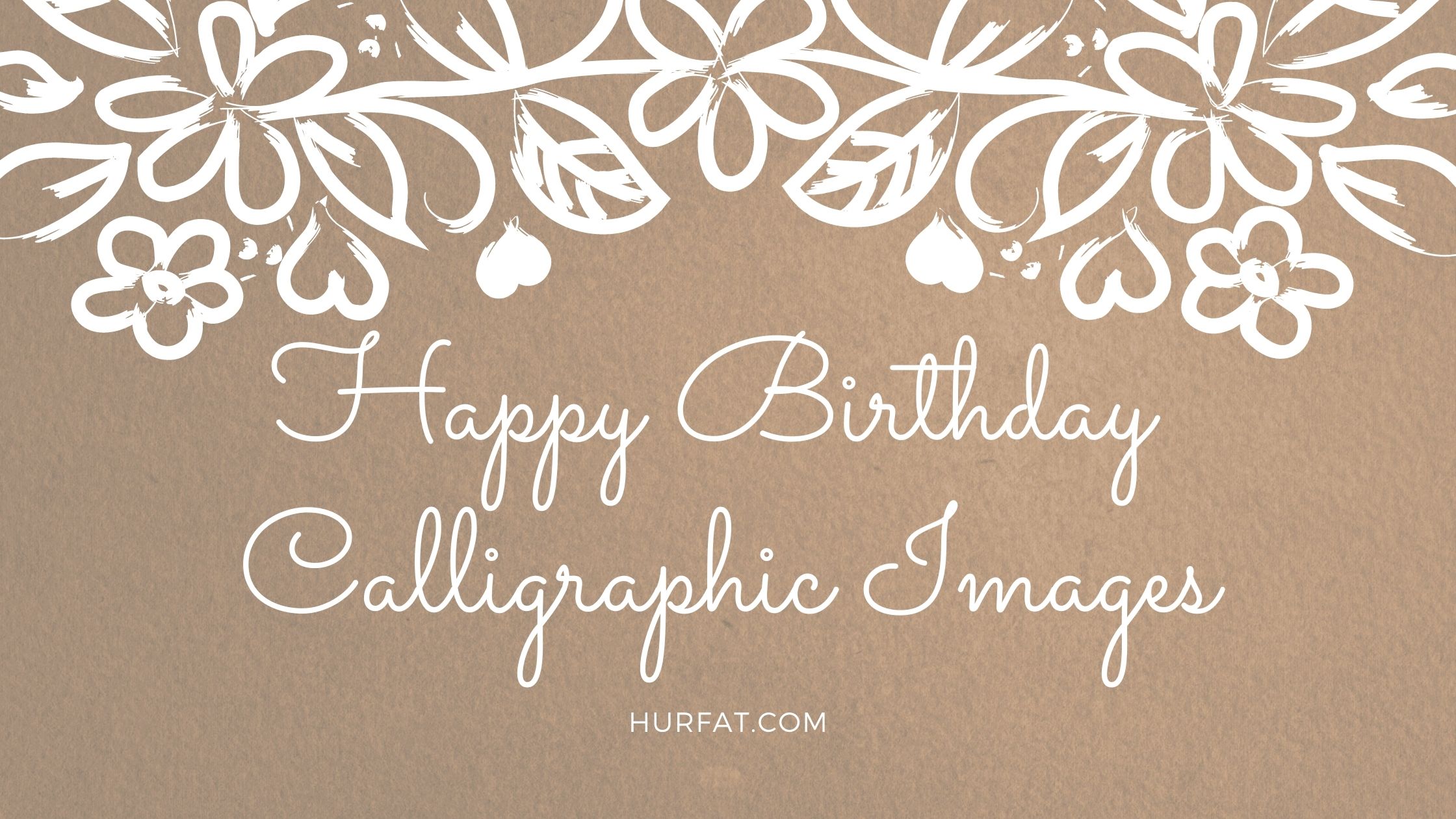 Happy Birthday Calligraphic Images.