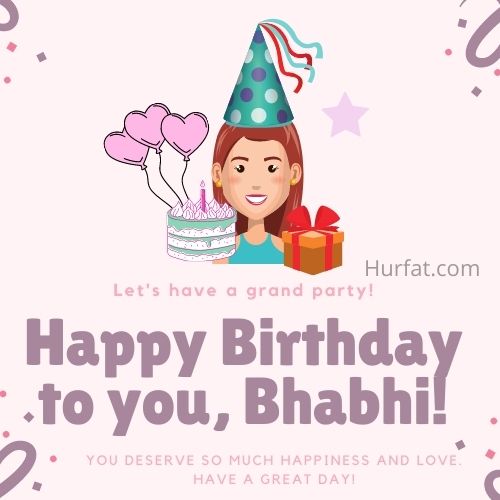 Happy Birthday wishes for Bhabhi