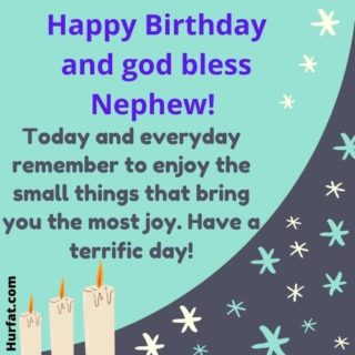 Heart Touching Birthday Wishes For Nephew Quotes & Messages