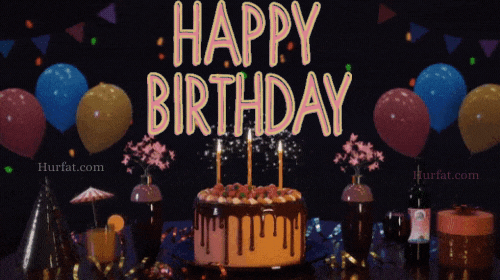 Happy birthday gifs for her