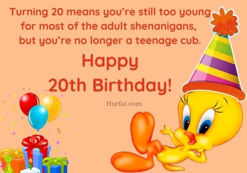 Happy 20th Birthday Image 