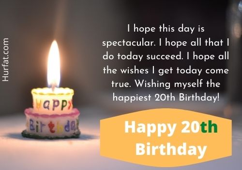 Happy 20th birthday to me