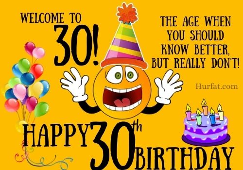 Happy 30th Birthday Image