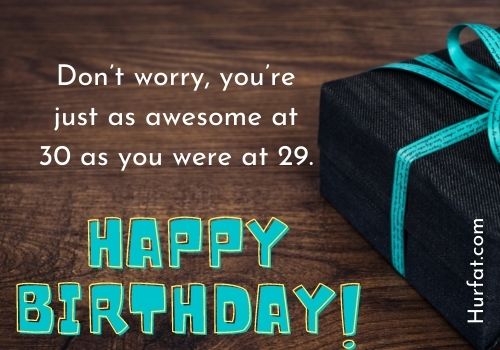 Happy 30th birthday wishes