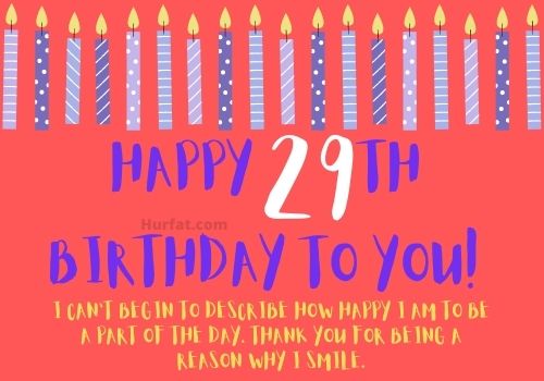 Happy 29th Birthday