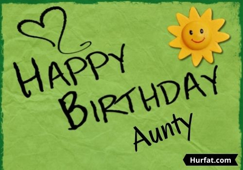 Birthday wishes for aunt