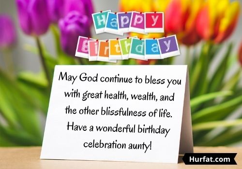 Heartfelt birthday wishes for aunt
