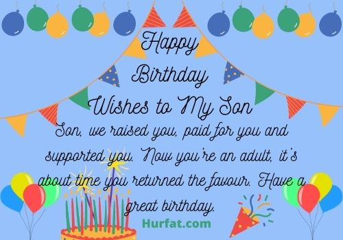 Happy Birthday Wishes for Son