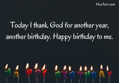 Heartfelt birthday wishes to myself