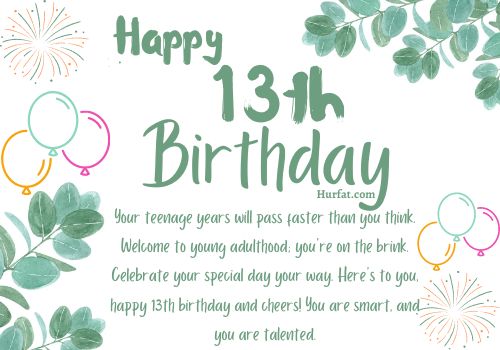 Happy 13th Birthday