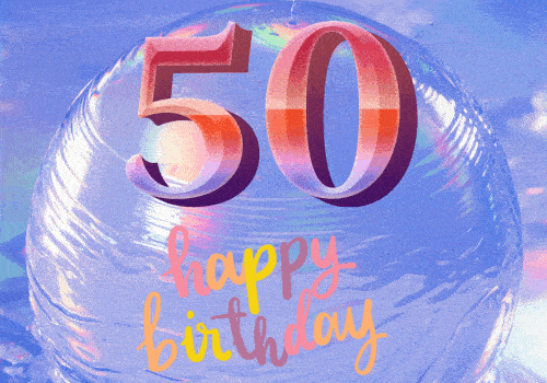 Happy 50th Birthday GIF